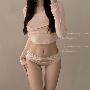 여성용 나비 매듭 꽃 G-스트링 끈 팬티 속이 빈 디자인 - Product Image 3