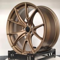 عجلات JDM مقعرة الشكل مصنوعة من قطعة واحدة 5x114.3 مقاس 18 و19 و20 بوصة لسيارات إنفينيتي G35 وG37 وQ50 وتيسلا موديل 3 وهيونداي فيلوستر N، جنوط برونزية
