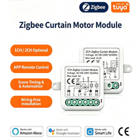 Module d'interrupteur de rideau sans fil intelligent Tuya Zigbee, contrôleur de relais intelligent, disjoncteur intelligent, commande de rideau électrique via application