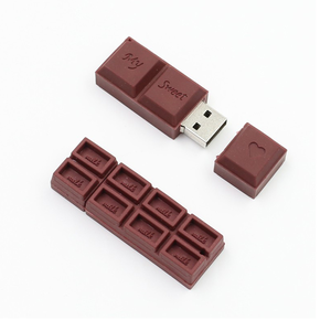 Memoria USB 2.0 con Forma de Chocolate, Regalo Romántico con Logotipo Personalizado, 8GB 16GB 32GB 64GB 3.0, Pendrive de Plástico - Product Image 1