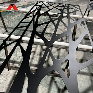 Panneau décoratif personnalisé de luxe gravé au laser pour façade de villa et intérieur – Mur en aluminium découpé CNC - Product Image 3