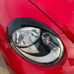 ฝาครอบตกแต่งขอบไฟหน้ารถยนต์ 2 ชิ้น สำหรับ Volkswagen Beetle 2012-2018 GTI สติ๊กเกอร์ติดขอบไฟหน้ารถยนต์ - Product Image 5