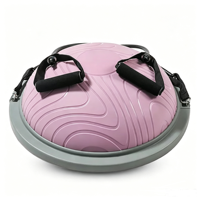 Pelota de Yoga Portátil con Logotipo Personalizado, Engrosada y Antiexplosión, para Fortalecimiento del Core, Pilates, Ejercicio en Casa y Gimnasio, Entrenador de Equilibrio Antideslizante