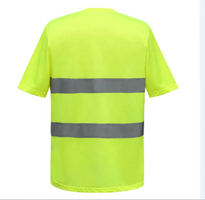 Reflective Work T Shirt <strong>Hi</strong> <strong>Vis</strong> Safety T Shirt <strong>Hi</strong> <strong>Vis</strong> Blue Reflective Safety Polo Shirts - Product Image 3