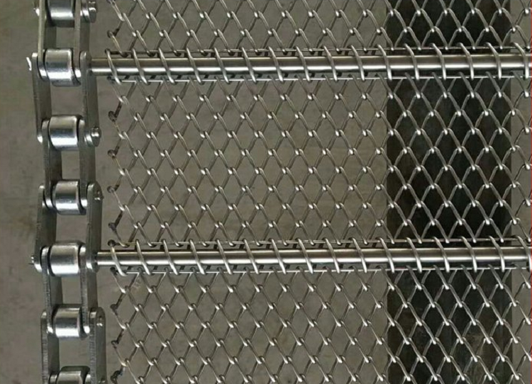 Custom Conventional Weave Stainless Steel Mesh Belt Wire Chain Conveyor