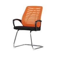 Chaise de bureau exécutive ergonomique moderne à dossier haut en tissu, siège pivotant, hauteur réglable, base en fer, accoudoirs fixes, appui-tête, hôtel