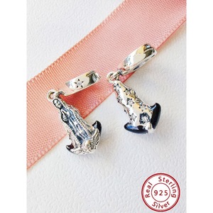 925 Sterling Silver Zircon Trendy Unisex <b>Charm</b> <b>Beads</b> for <b>Bracelets</b>-Wholesale Jewelry - Product Image 2