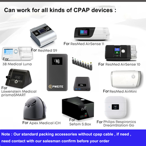 แบตเตอรี่สำรองสำหรับเครื่อง CPAP 12V 24V  แบบพกพา  DC PowerBank 12 โวลต์ 24 โวลต์ 3A 4A 5A สำหรับเครื่อง CPAP <span class=keywords><strong>Resmed</strong></span> <span class=keywords><strong>Airsense</strong></span> <span class=keywords><strong>10</strong></span>/Aircurve <span class=keywords><strong>10</strong></span>/S9 - Product Image 5