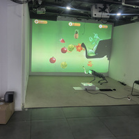 Projecteur de sol interactif 3D tout-en-un 4000 Lumens avec système mural intégré, résolution 1080P, 150 jeux, pour enfants, école, maison, fête, OEM