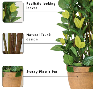 Lifelike Lemon <b>Tree</b> Artificial Plant Realistic Faux Citrus <b>Tree</b> for Home Office Garden <b>Decor</b> Indoor Outdoor Greenery Display - Product Image 4