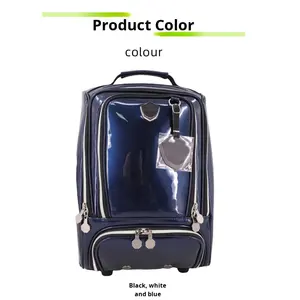 Sac de chariot de vêtements de golf en cuir léger étui de voyage de vente chaude transfrontalière avec vente en gros amical de <span class=keywords><strong>compagnie</strong></span> aérienne de remorqueur - Product Image 2