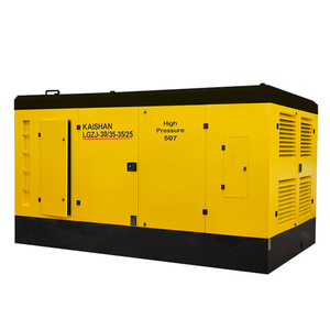 Compresseur <span class=keywords><strong>d</strong></span>'<span class=keywords><strong>air</strong></span> à vis à grande cylindrée, lubrifié, 35 bars, alimenté au diesel, série KAISHAN LGZJ LGZJ-30/35-35/25, pour le forage - Product Image 1