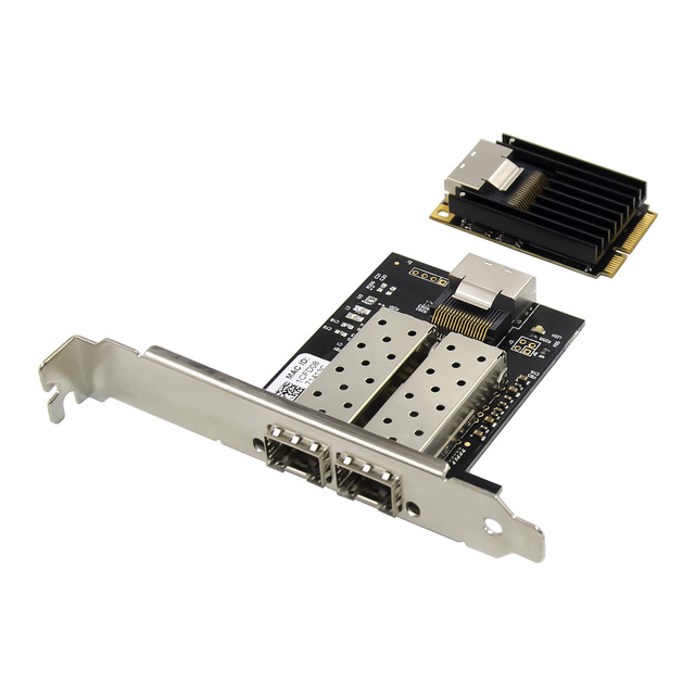 Mini PCIe Gigabit Optical Network Card I350AM2 Dual Optical Port SFP Industrial Optical Network Adapter