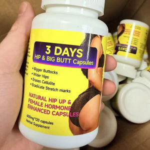 Capsules pour les hanches et les fesses en 3 jours – Compléments de santé naturels premium pour raffermir et remodeler les fessiers, améliorer le contour des hanches et le BBL - Product Image 1