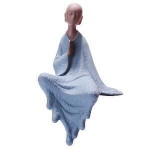 ของตกแต่งบ้านสไตล์เซน รูปปั้นพระพุทธรูปน้อยสำหรับพิธีชงชา ต้นบอน<span class=keywords><strong>ไซ</strong></span>ไม้ประดับ พระสัมมาเนรา ดี<span class=keywords><strong>ไซ</strong></span>น์รูปกางเขนอย่างมีสไตล์ - Product Image 2