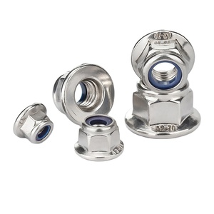 GB/t6183.1 <span class=keywords><strong>din6926</strong></span> A2-70 thép không gỉ mặt bích Nylon chèn khóa <span class=keywords><strong>Nuts</strong></span> 304 kim loại tự khóa <span class=keywords><strong>Hex</strong></span> <span class=keywords><strong>Nuts</strong></span> cho máy móc thiết bị - Product Image 3