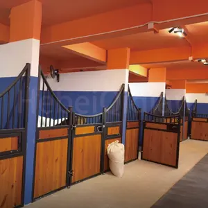 Farm Stables Equipment Equestrian Stall Internal Stall Fronts Bamboo Wire Mesh Fence Stables House