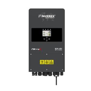 อินเวอร์เตอร์พลังงานแสงอาทิตย์ In Ve Rex Nitrox 8KW 48V DC/AC แบบสามเฟสคู่ ประสิทธิภาพ 99.9% รุ่น 56896 ระบบไฮบริดพลังงานแสงอาทิตย์และแบตเตอรี่ - Product Image 4