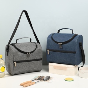 กระเป๋าเก็บความเย็นใส่อาหารกลางวันเก็บความเย็นพร้อมสายสะพายไหล่ยาวความจุสูงสำหรับผู้ชายและผู้หญิง - Product Image 1