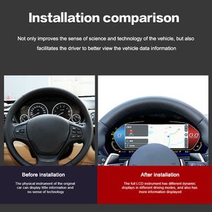 Tableau de bord numérique pour BMW Série <span class=keywords><strong>4</strong></span> F32/F33/F36 Panneau de tableau de bord Affichage virtuel du compteur de vitesse du cockpit Odomètre Carpaly - Product Image 5