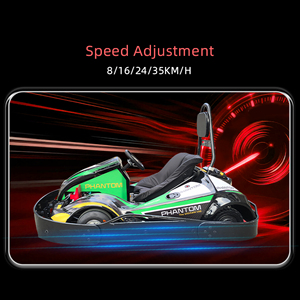 Kart à pédales électrique Kupao pour adolescents, batterie au lithium 48v, kart à dérive électrique pour adultes/enfants, 35 km/h, pédales réglables - Product Image 3