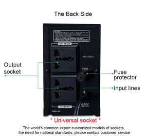 Nueva fuente de alimentación ininterrumpida de conversión rápida MT500 500va/600va/1000va fuente de alimentación de respaldo UPS - Product Image 4