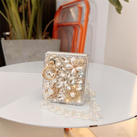 Funda de Lujo para Teléfono Móvil Z Flip 7 6 5 4 3, Resistente a Impactos, con Brillantina y Pedrería