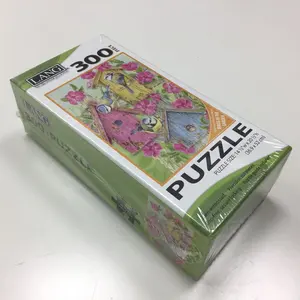 Usine de puzzles personnalisés 63/100/300/500 pièces, puzzle interactif pour enfants, jeu de jouets, tube en papier carton