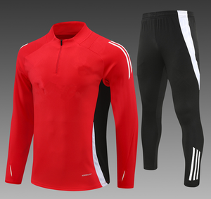 2025 Hommes + enfants B.FERNANDES Combinaison d'entraînement de football 25 26 MOUNT MARTINEZ Survetement Chandal Survêtements Jogging - Product Image 3