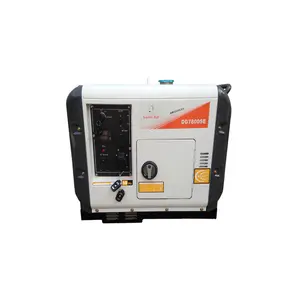 Good quality 6kw soundproof silent portable diesel generator electric genset with cheap price