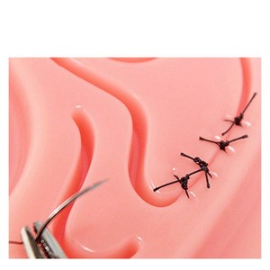 Modèle d'entraînement à la suture 3D, coussin de suture en silicone pour laparoscopie, simulation de chirurgie abdominale transfrontalière. - Product Image 3