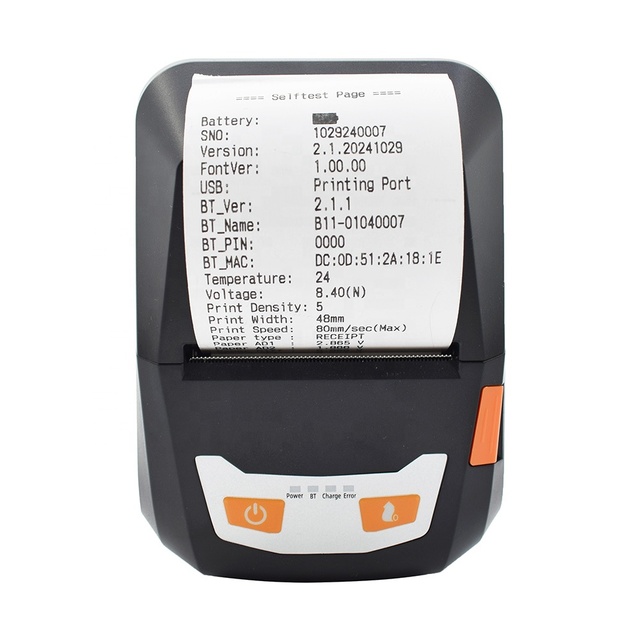 58mm Portable Thermal Printer for USB Wireless Receipt Printer Supports Android & IOS Mobile Phones in Stock