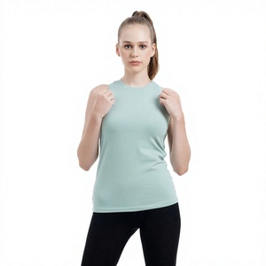 Camiseta sin mangas premium para mujer, informal, básica, para verano, viajes, playa, ropa para combinar, OEM, ODM, venta al por mayor - Product Image 1