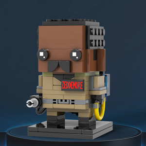 MOC7323-7326 Bloques de Construcción de Cabezas Cuadradas de los <span class=keywords><strong>Cazafantasmas</strong></span>: Peter Venkman, Egon Spengler, Winston Zeddemore, Raymond Stantz, Juguetes para Niños - Product Image 3