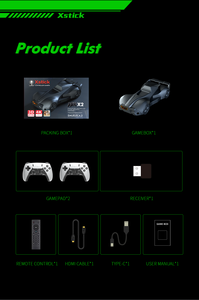 Tốt Nhất Bán X Stick 4K HD Wifi Mini TV 2.4G Không Dây 50 + Giả Lập Di Động Video Trò Chơi Giao Diện Điều Khiển Retro Trò Chơi Thanh - Product Image 5