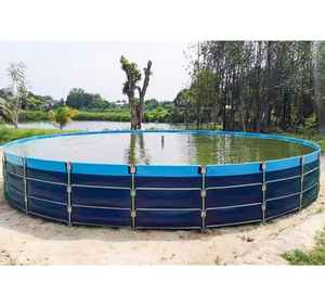 China se especializa en peceras redondas de PVC azules con generador de oxígeno para la cría de peces y camarones sudamericanos, tamaños personalizables. - Product Image 2