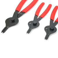 Suunbright 5pc Snap Ring Pliers Set Pince de retenue interne externe pour circlips droit courbé