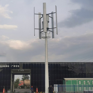 Générateur éolien à axe vertical commercial à faible bruit 20KW, éolienne verticale sans noyau à faible vitesse avec contrôleur MPPT - Product Image 2