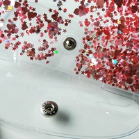 Sacs d'emballage de cosmétiques transparents, sacs de maquillage à paillettes, pochettes transparentes pour liquide à paillettes avec votre propre logo, nouvelle collection 2022