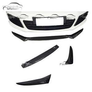 New Carbon Fiber Front Bumper Lip Chin Spoiler Winglet <b>Splitter</b> for 2009-2014 VW Volkswagon Scirocco R Car - Product Image 3