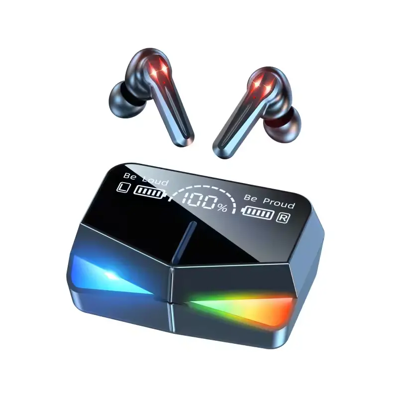Bloody m28 TWS Active Noise Cancelling Bluetooth Gaming Earbuds Bass Music & Low Latency Gaming Mode Dual ENC Microphone