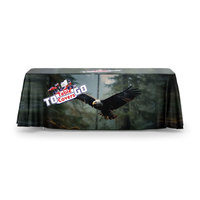 Housse de table rectangulaire personnalisée, impression numérique couleur CMYK par sublimation