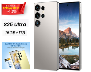 2025 nuovo di zecca 16G + 1TB S25Ultra Dual-SIM Dual-standby ad alta <span class=keywords><strong>definizione</strong></span> 4K <span class=keywords><strong>telefono</strong></span> cellulare 100W rapido stile caldo a buon mercato - Product Image 4