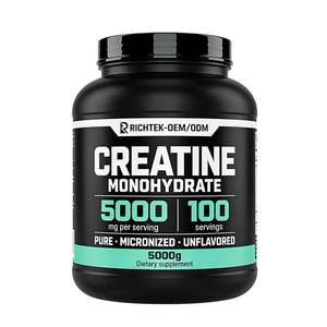 Richtek 2023 Nuovo Prodotto Creatina 100% Pura Creatina Monoidrato in Polvere con 200 Mesh e 80 Mesh Campione Gratuito per Integratori Corporei - Product Image 5