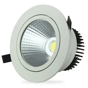 15w sat silver color decoration dimmable recessed led ceiling down light lamp spot