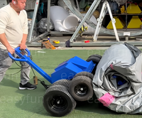 Équipement de divertissement gonflable géant d'extérieur le plus vendu : Easy Roller pour la location de carnavals, machine à roulettes gonflable à 2 roues
