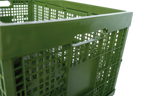 Caisse en plastique pliable et empilable de type maille, fabrication chinoise, vente chaude - Product Image 4