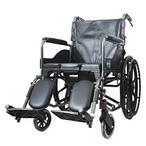 Hubang Manual Wheelchair Aluminum Alloy Lightweight <b>Folding</b> Reclining With <b>Commode</b> Seat L11 - Product Image 4