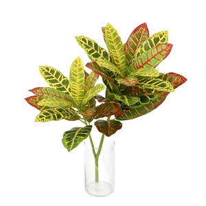 Piante Artificiali di Alta Qualità con Foglie Colorate, Alberi in Plastica per Decorazione d'Interni - Product Image 5