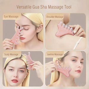 Peine multifuncional de resina Gua Sha, tabla de masaje Facial para relajación, mejora la circulación sanguínea, masaje de Peine de masaje de meridianos - Product Image 6